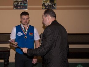 Награждение призеров Чемпионата Беларуси по динамичной пирамиде